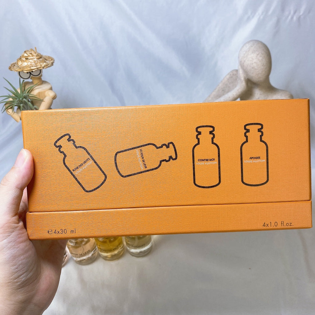 Louis Vuitton fragrance gift box — four 30 ml pieces